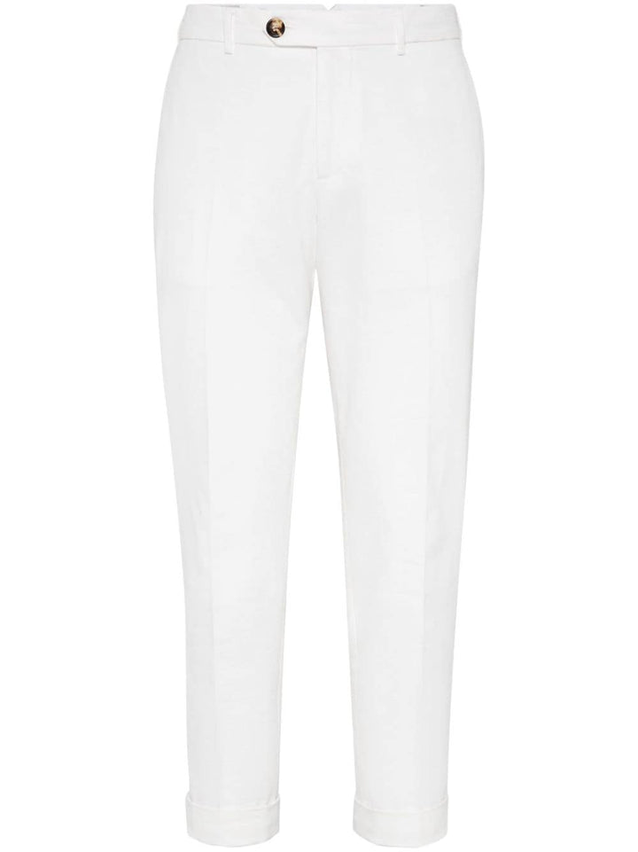 Brunello Cucinelli Trousers White