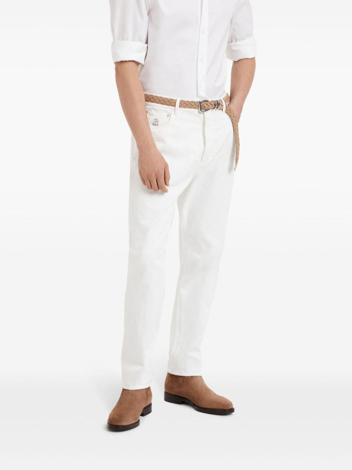 Brunello Cucinelli Jeans White