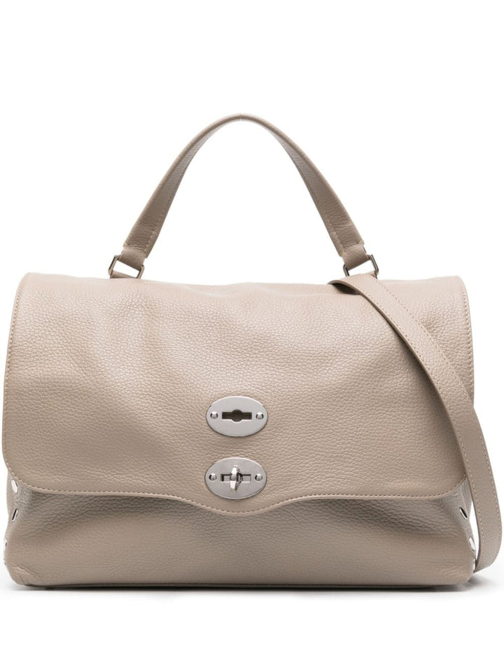 Zanellato Taupe Calf Leather Bag