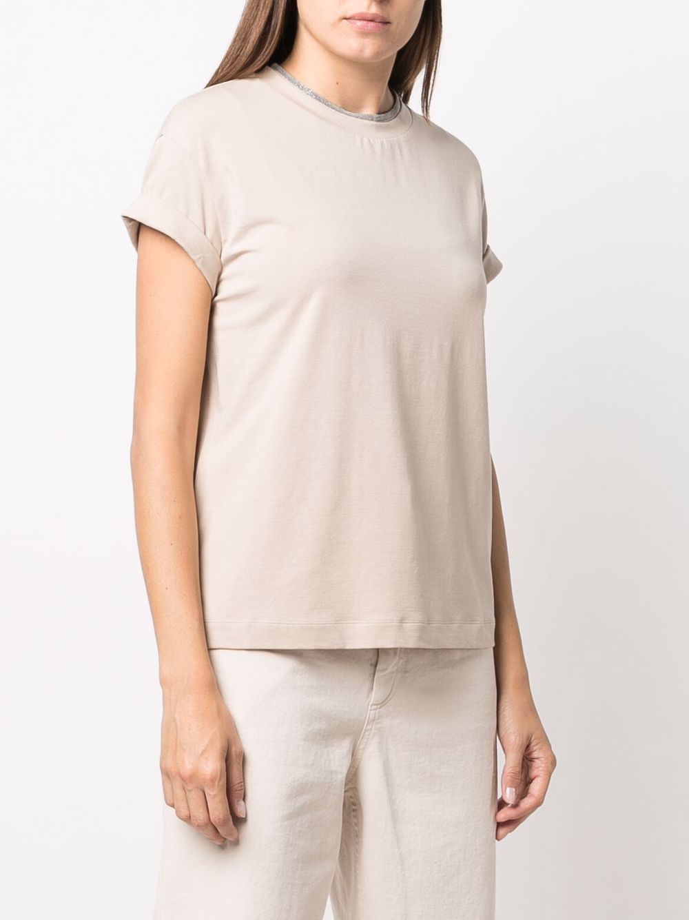 Brunello Cucinelli T-shirts and Polos Beige