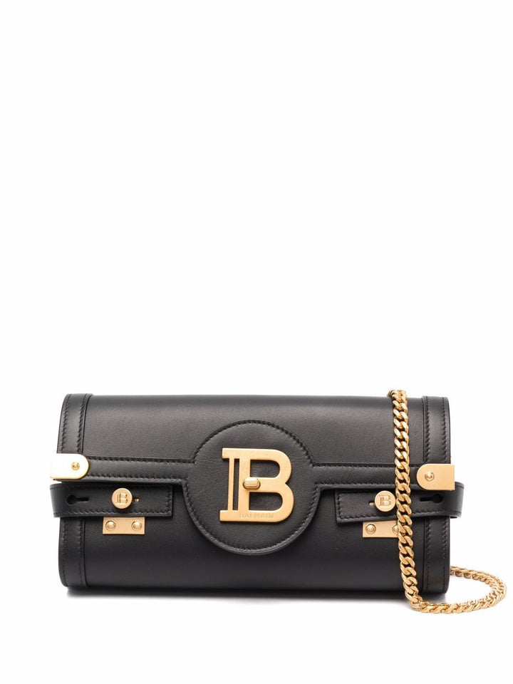 Balmain Leather Chain-Link Bag