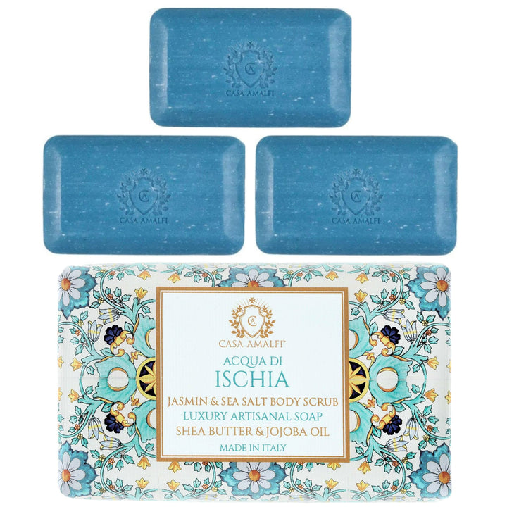 Casa Amalfi Acqua Di Ischia Body Scrub - Jasmin & Sea Salt 150g Set of 3Pcs