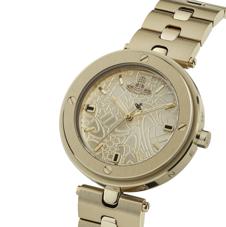 Vivienne Westwood Whitehall 34mm Gold Watch