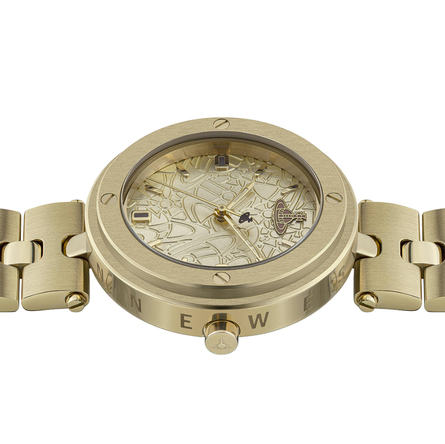 Vivienne Westwood Whitehall 34mm Gold Watch