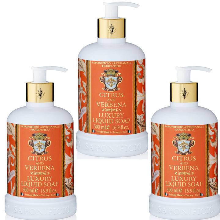 Citrus and Verbena Hand Wash Set of 3Pcs