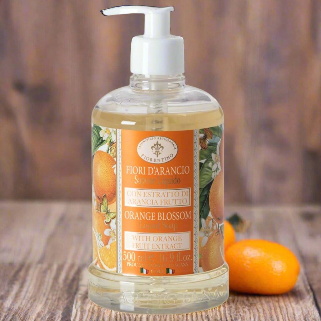 Saponificio Artigianale Fiorentino Body and Hand Wash w/ Soap Bundles Saponificio Artigianale Fiorentino Orange Blossom Hand Wash Saponificio Artigianale Fiorentino Orange Blossom Hand Wash Brand