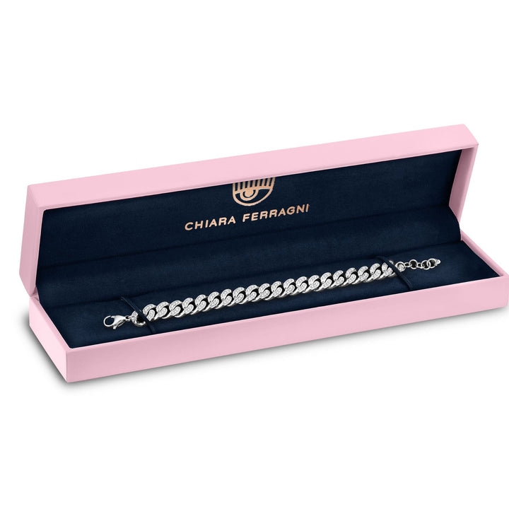 Chiara Ferragni Bracelets Chiara Ferragni Chain Collection White Stone Bracelet Brand