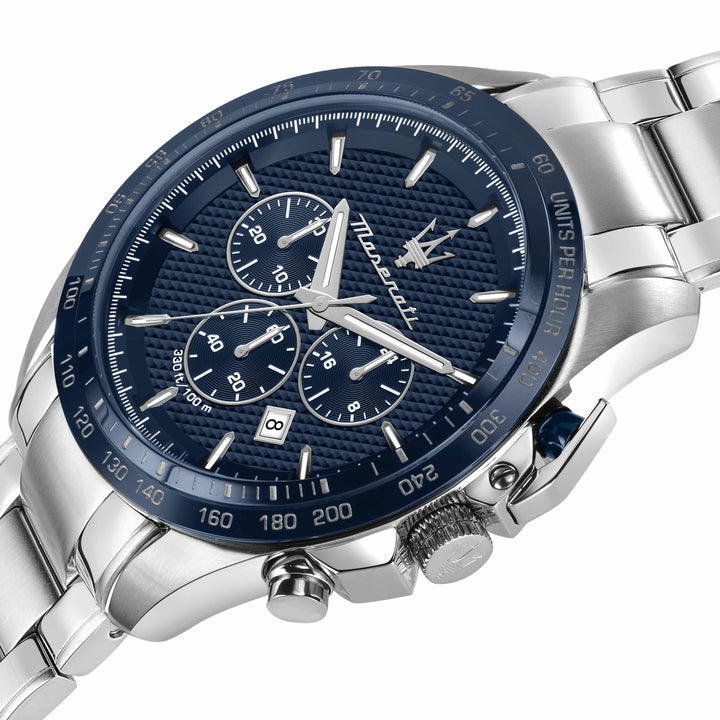 Maserati Chronograph Watches Maserati Traguardo 45mm Stainless Steel Chronograph Watch Maserati Traguardo 45mm Stainless Steel Chronograph Watch Brand