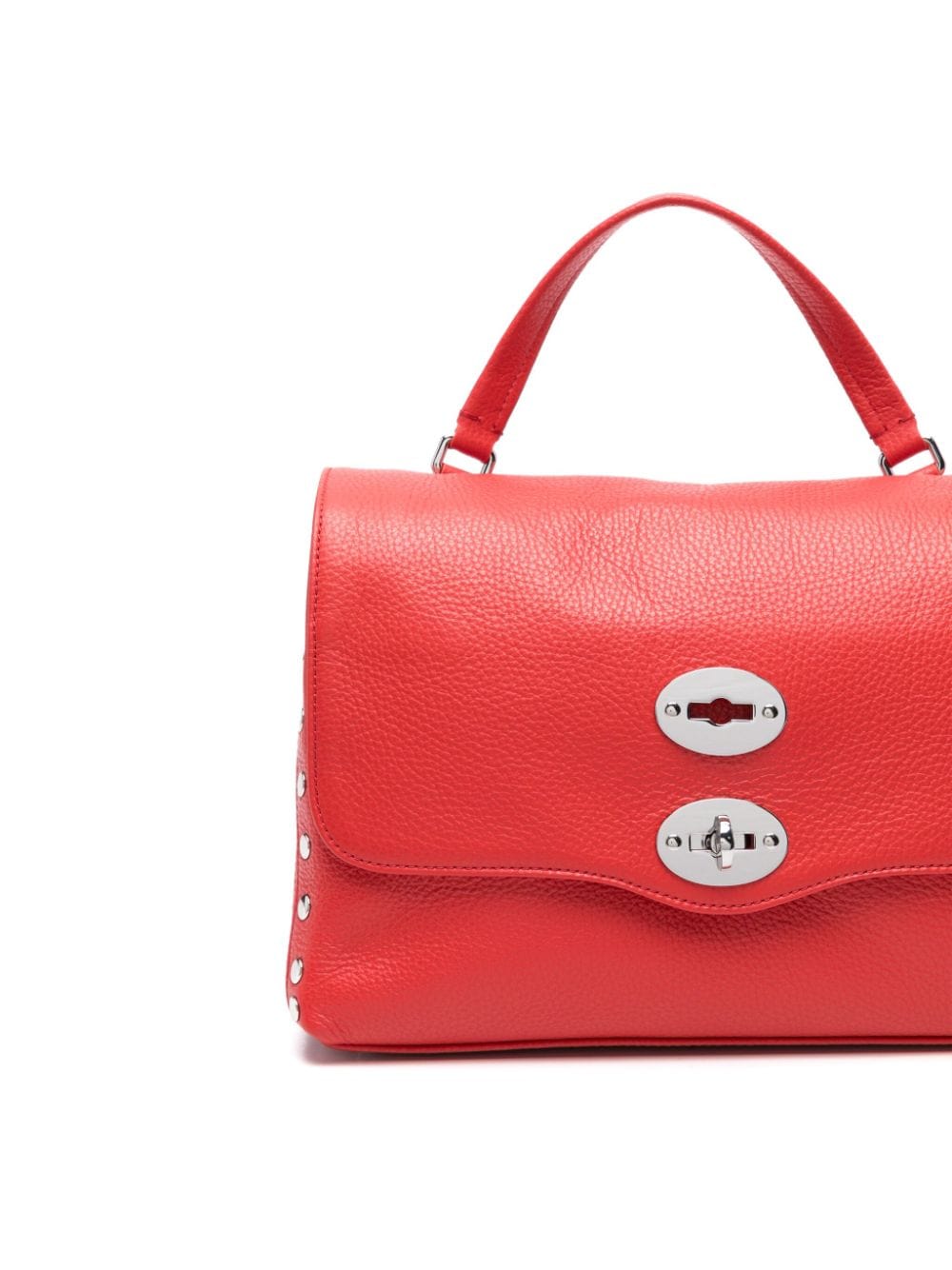 Zanellato Handbag UNI Zanellato Poppy Red Twist-lock Zanellato Poppy Red Twist-lock Leather Bag at Italian Luxury Group Brand