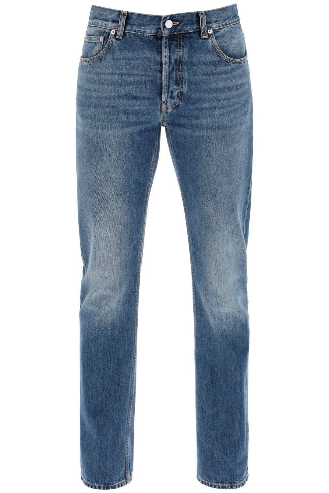 Alexander Mcqueen Jeans Alexander Mcqueen straight leg jeans with faux pocket on the back. Alexander Mcqueen straight leg jeans with faux pocket on the back. Brand