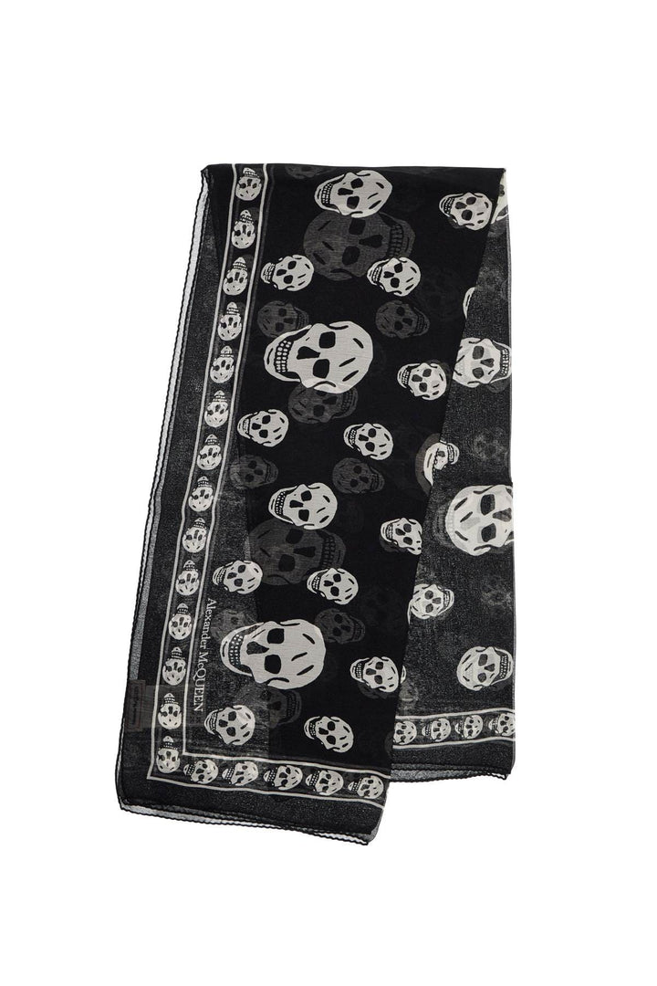 Alexander Mcqueen Scarves Hats & Gloves os Alexander Mcqueen silk skull scarf Alexander Mcqueen silk skull scarf Brand