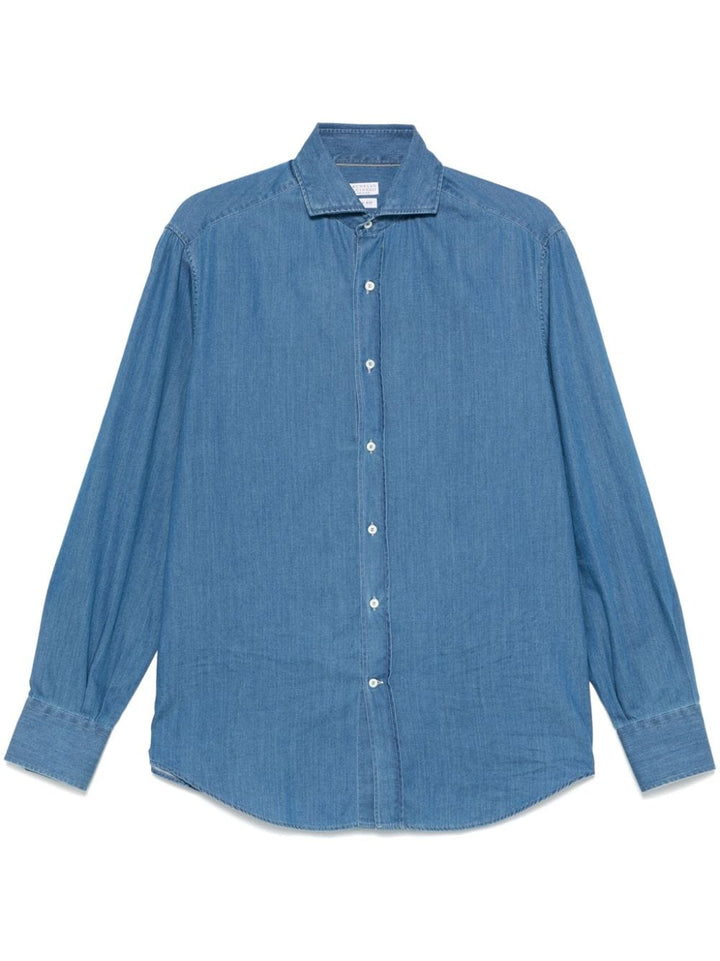 Brunello Cucinelli Shirts Brunello Cucinelli Shirts Blue Brunello Cucinelli Shirts Blue Brand