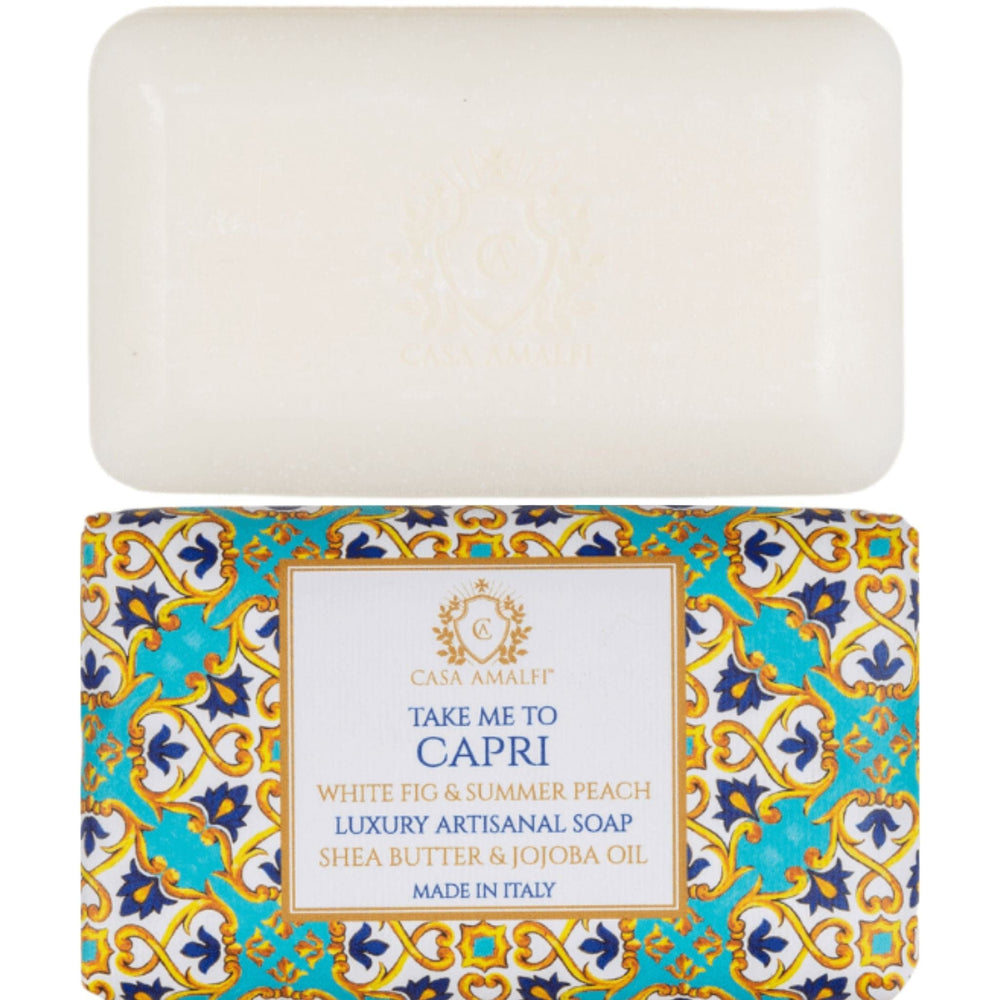 Casa Amalfi Single Body Soap Casa Amalfi Take Me To Capri Body Soap - White Fig & Ivy 150g Take Me To Capri Body Soap 100% vegan  Brand