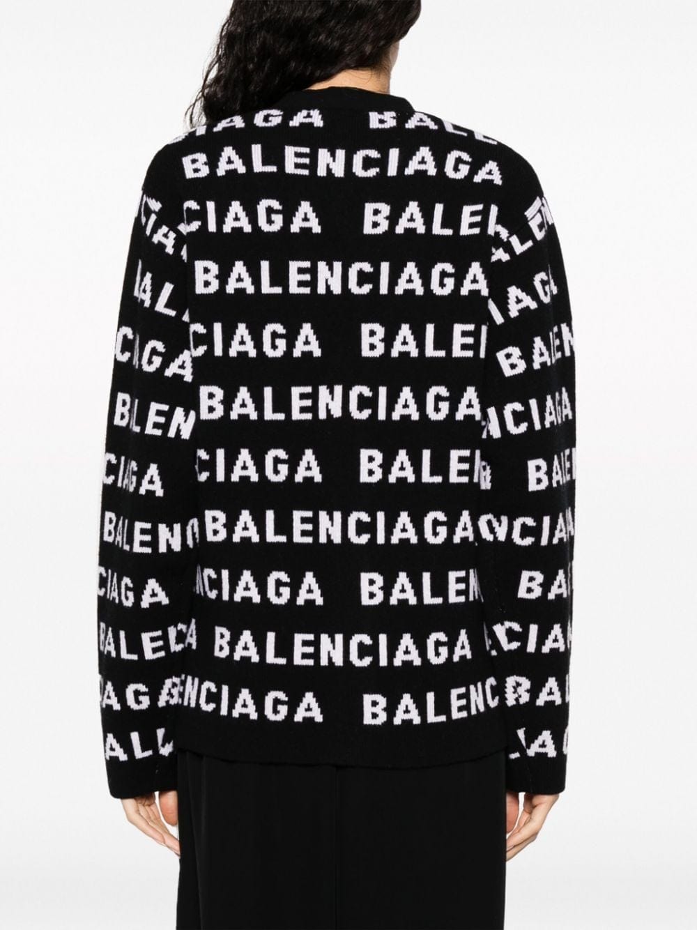 Balenciaga Topwear 1 Balenciaga Sweaters Black Balenciaga Sweaters Black Brand