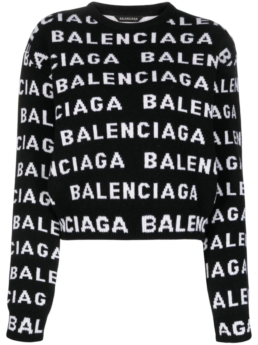 Balenciaga Topwear Balenciaga Sweaters Black Balenciaga Sweaters Black Brand