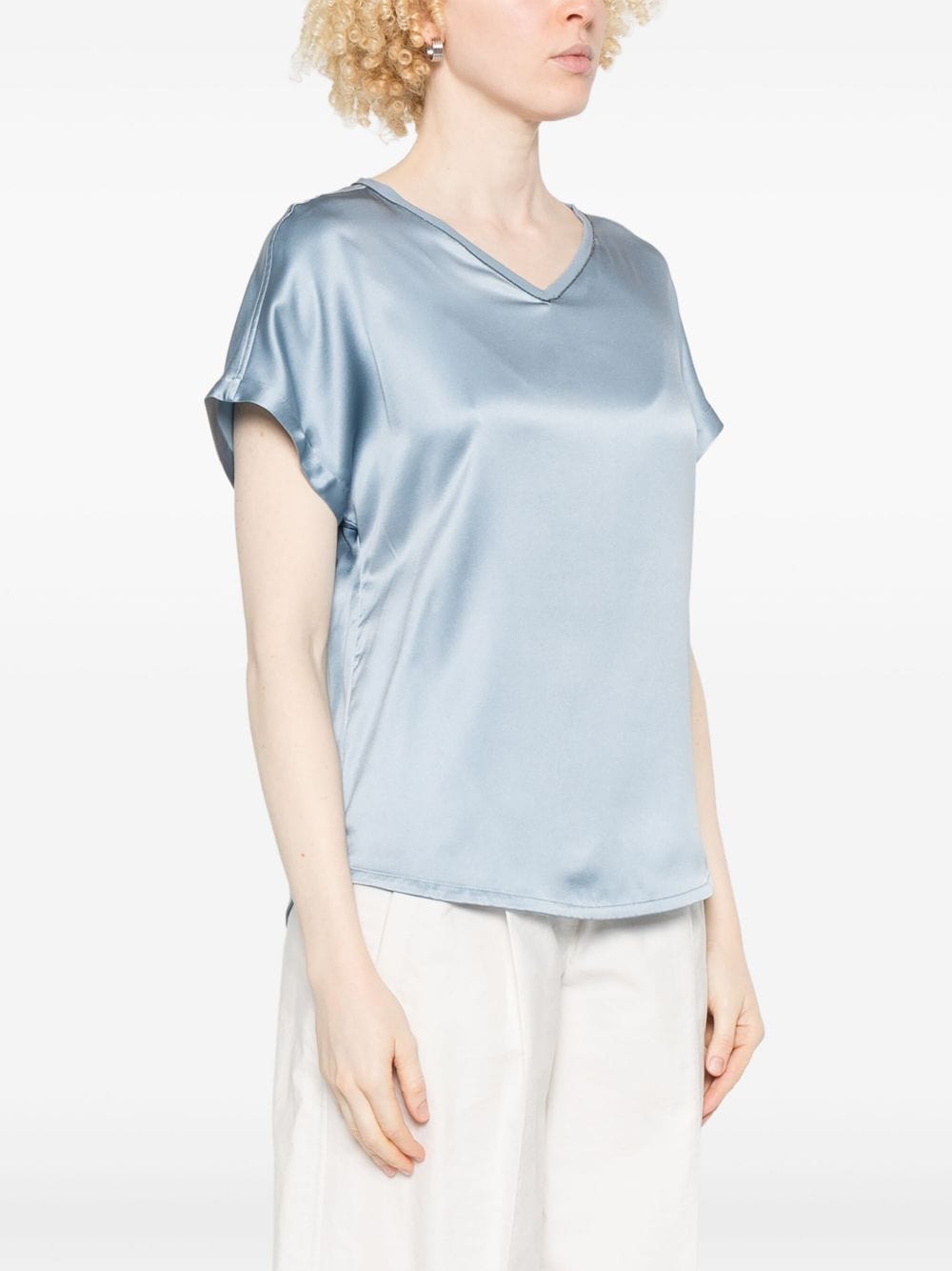 Brunello Cucinelli Topwear Brunello Cucinelli Top Clear Blue Brunello Cucinelli Top Clear Blue Brand