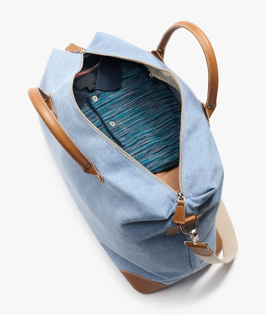 MyStyleBags Travel Bags My Style Bags Harvard Ischia Small Duffel Travel Bag Light Blue Brand