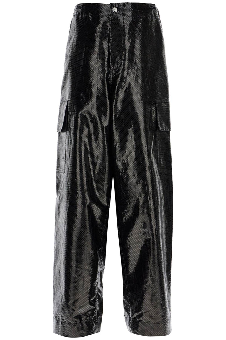 Alexander Mcqueen Trousers Alexander Mcqueen cargo canvas tarred trousers in Alexander Mcqueen cargo canvas tarred trousers in Brand