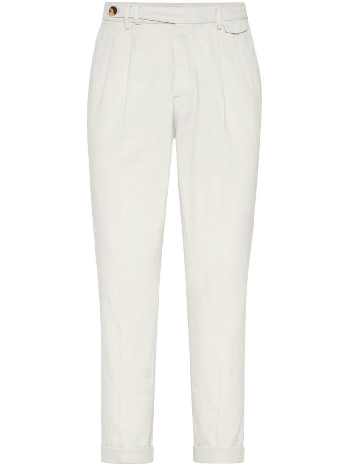 Brunello Cucinelli Trousers Brunello Cucinelli Trousers Cream Brunello Cucinelli Trousers Cream Brand