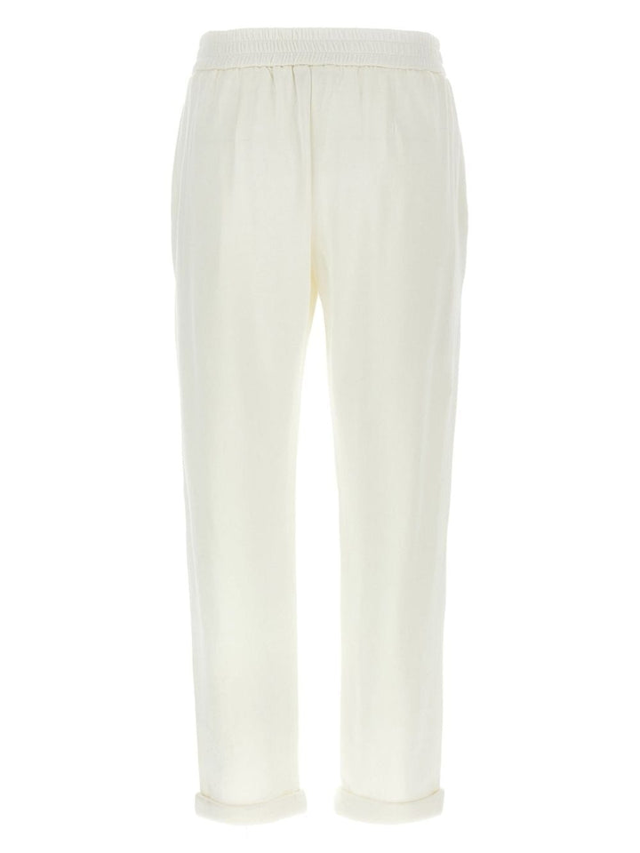 Brunello Cucinelli Trousers Brunello Cucinelli Trousers White Brunello Cucinelli Trousers White Brand