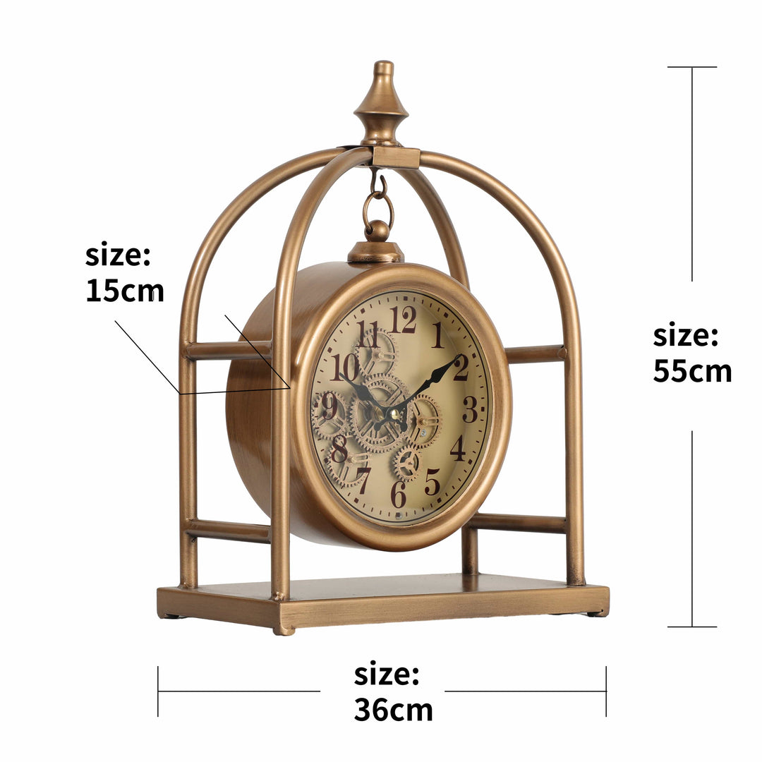 Chilli Wall Clock Saint-Étienne Bedside Table Moving Cogs Clock Brand