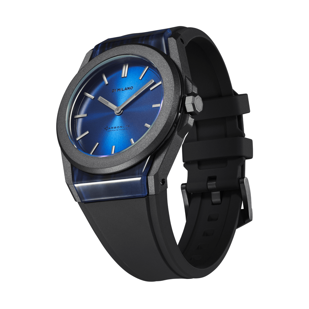 D1 Milano Watch D1 Milano Carbonlite Blue 40.5mm Watch Brand