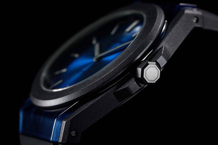 D1 Milano Watch D1 Milano Carbonlite Blue 40.5mm Watch Brand