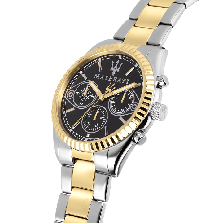 Maserati Watch Maserati Competizione 43mm Two Tone Men's Watch Brand